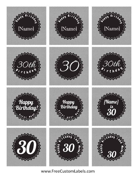 40pcs happy anniversary cupcake toppers glitter cake topper picks dessert topper decoration for birthday party anniversary celebration 8 colors. 30th Birthday Cake Toppers