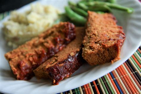 Two Bean Meatless Meatloaf Vegan Gluten Free Wholefully Recipe