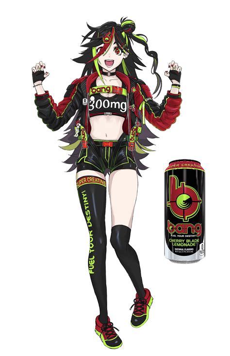 Ive Never Seen This Energy Drink Personified So I Doodled One Bang