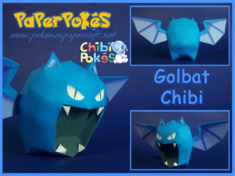 Pokemon Papercraft Chibi Golbat 3d Model Papercraft 99 Youtube Images