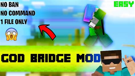 How To Download God Bridge Mod Minecraft Mod God Bridge Mod Youtube