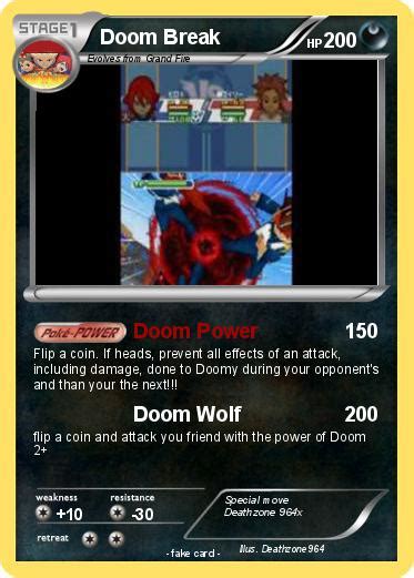 Pokémon Doom Break Doom Power My Pokemon Card