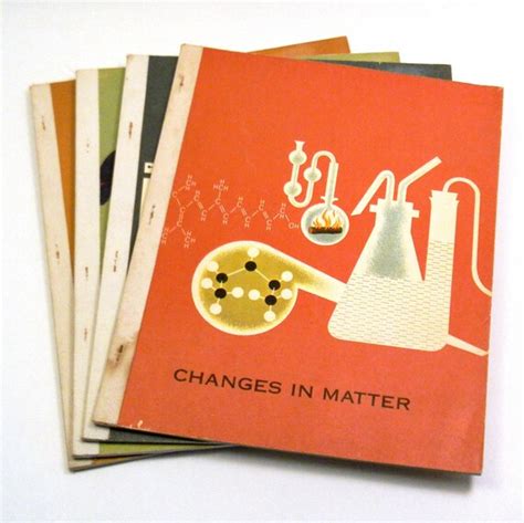 Retro Science Texts Set Of 4 Vintage 1965 Childrens Etsy