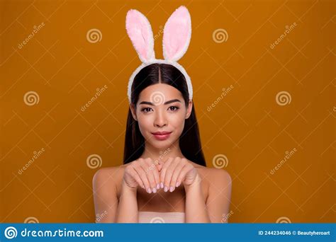 Photo Of Adorable Malaysian Girl Bunny Ears On Head Bare Skinny Good