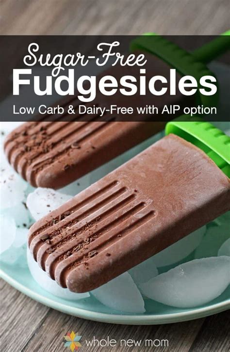 Maintaining ketosis has been a lifesaver for me. Sugar free Fudgesicles - dairy-free & low-carb | Whole New Mom