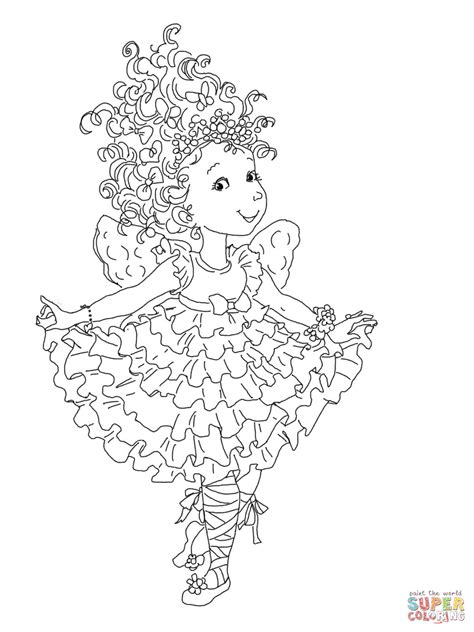 Transform yourself into a beautiful butterfly with a pair of printable wings! Fancy Nancy Curtseying coloring page | Free Printable ...