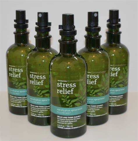 5 Bath And Body Works Aromatherapy Stress Relief Eucalyptus Spearmint