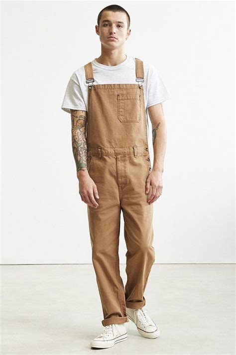 Bdg Dense Cotton Canvas Overall Overalls Pants Outfit Men Overalls Men