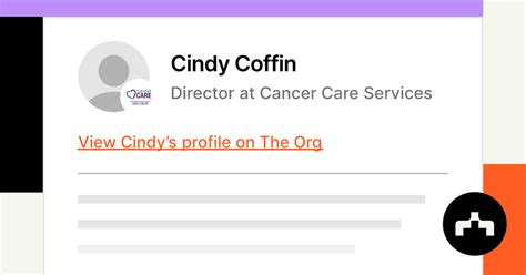 Cindy Coffin Director At Cancer Care Services The Org