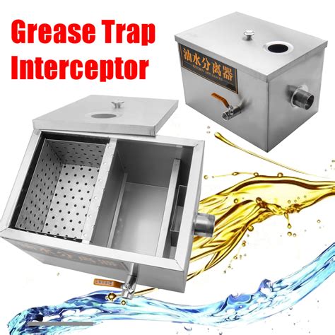 Commercial Grease Trap Interceptor Stainless Steel Interceptor Grease