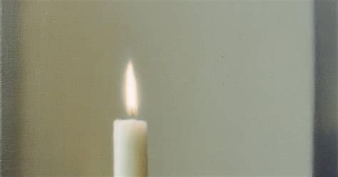 Models Own Kerze Candle By Gerhard Richter