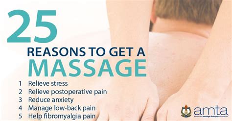 25 Reasons To Get A Massage Massage Therapy How To Relieve Stress Getting A Massage
