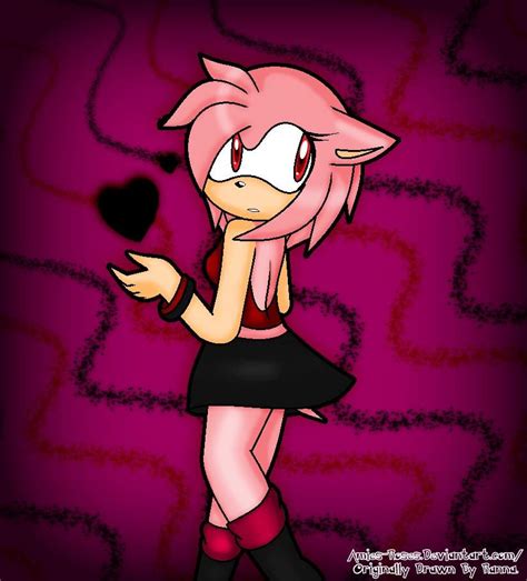 Dark Amy Rose Sonic The Hedgehog Amino