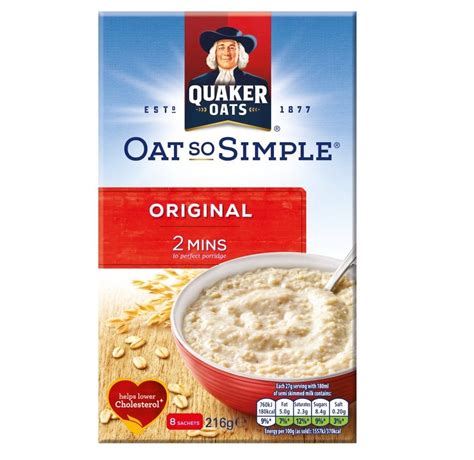 Quaker Oat So Simple Original 8 Pack Poundstretcher