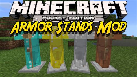 0105armor Stand Mod Minecraft Pocket Edition Mcpe Mod Showcase