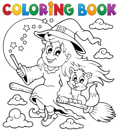 Coloring Book Kids Theme 5 Stock Vector Illustration Of Girl 32783465