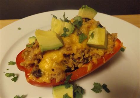 Turkey And Quinoa Stuffed Peppers The Sisters Kitchen