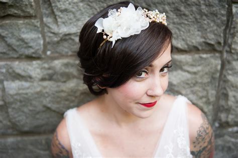 Capitol Inspiration Offbeat And Modern Tattooed Brides ~ Dresses Hair