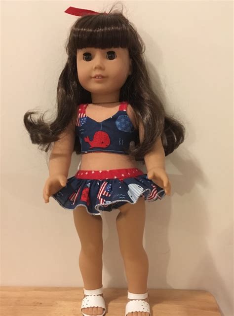 My Angie Girl Sun Bathing Cutie Doll Clothes Pattern 18 Inch American