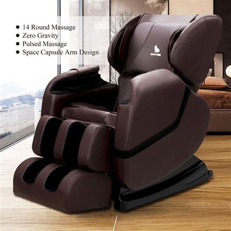 Deluxe Full Body Shiatsu Massage Chair Recliner Zero Gravity Foot Rest