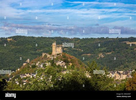 Chateau De Najac Aveyron Southern France Stock Photo Alamy