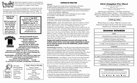 Free Templates For Church Bulletins Fresh 8 Best Of Church Bulletin