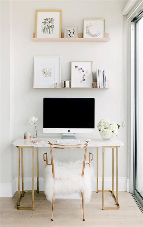 11 Gorgeous And Easy Feminine Home Office Decor Ideas