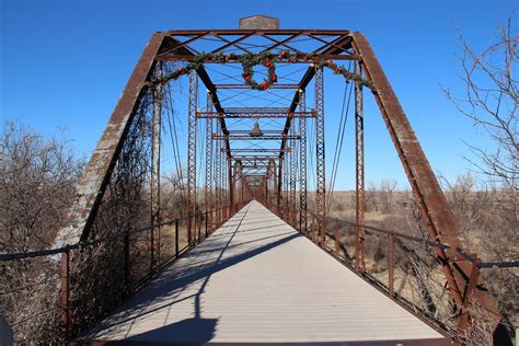 Old Canadian River Wagon Bridge Hemphill County Texas A Photo On