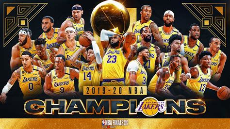 Los Angeles Lakers 2020 Nba Finals Champions Wallpapers Wallpaper Cave