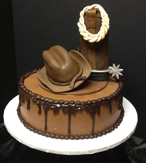 The anniversary is meant to be celebrated grandly, and everything needs to be perfect, including the dessert. Death By Chocolate Rice Crispy Cowboy Boot And Hat ...