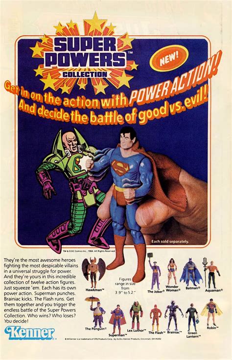 Pop Culture Safari Vintage Super Powers Toy Ad