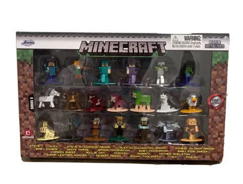 Jada Toys Minecraft Die Cast Nano Metalfigs Collectible Figurine 20