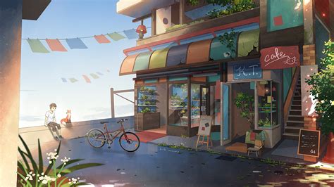 Anime Cafe Wallpapers Wallpaper Cave