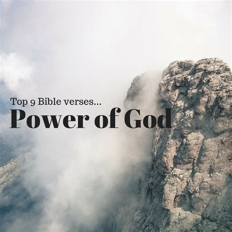 Top 9 Bible Verses Power Of God Everyday Servant