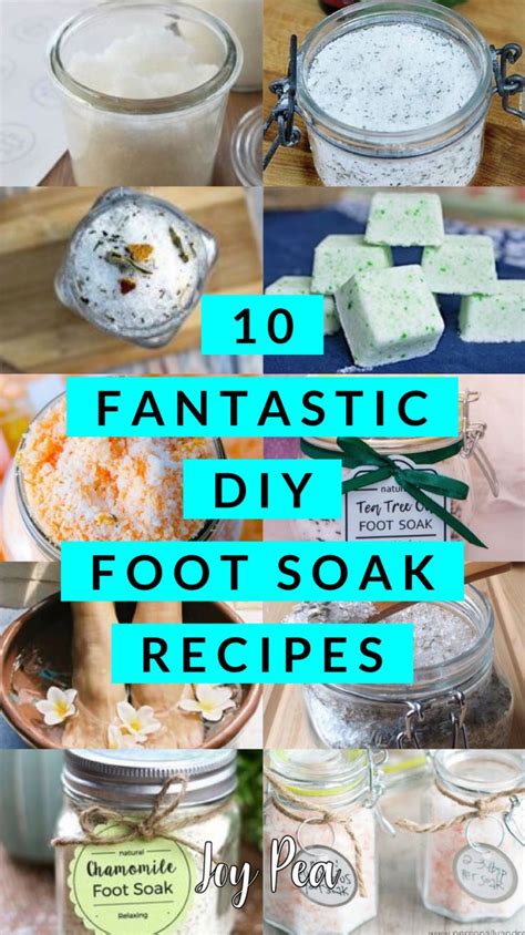 10 Fantastic Diy Foot Soak Recipes Joy Pea Health Foot Soak Recipe