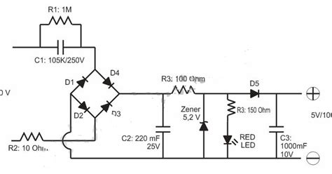 4 Cara Membuat Rangkaian Regulator Power Supply Tanpa Trafo