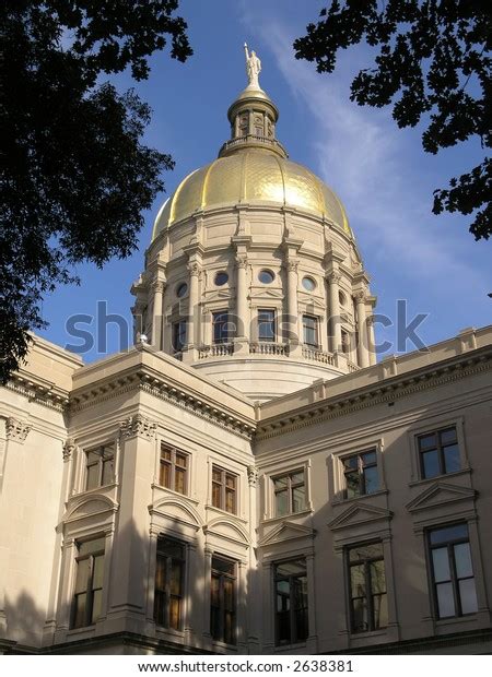Georgia State Capitol Gold Dome Atlanta Stock Photo 2638381 Shutterstock