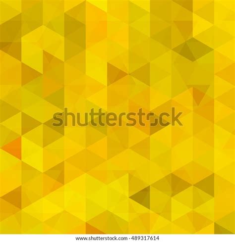 Background Yellow Geometric Shapes Abstract Triangle Stock Vector