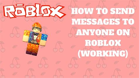 Roblox How To Send Messages To Anyone Possibly Patched Youtube