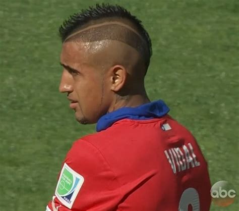 arturo vidal s haircut in full form at world cup larry brown sports