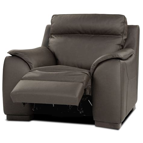 Search all products, brands and retailers of recliner armchairs: Calia Italia Serena Power Recliner Grey Italian Leather ...