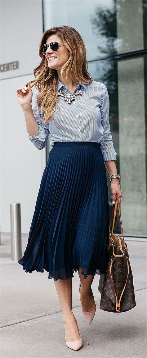 How To Wear Midi Skirts 20 Hottest Summer Midi Skirt Outfit Ideas