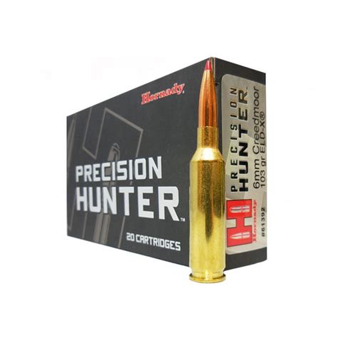 Hornady Precision Hunter 6 Mm Creedmoor 103 Gr Eld X 20 Rds Freedom