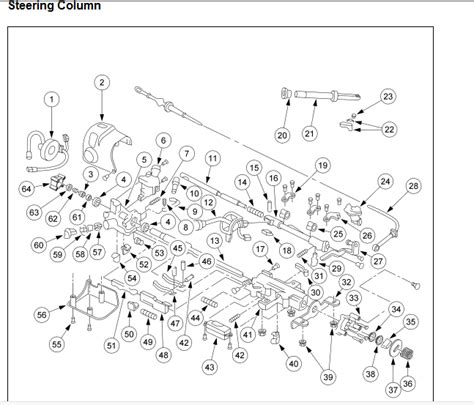 Ford F350 Steering Column Diagram Qanda Exploded View