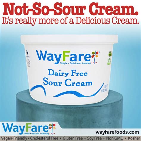 Wayfare Dairy Free Sour Cream Tastes At Least As Good As The Best Dairy