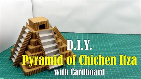 National museums scotland on twitter how do you build a pyramid. DIY: How to make Pyramid of Chichen Itza (Mexico) with ...