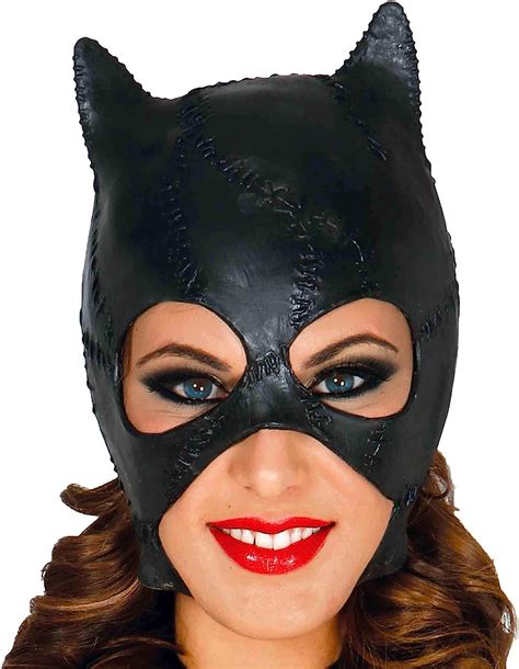 Máscara Catwoman De Látex Bondage Amazones Juguetes Y Juegos