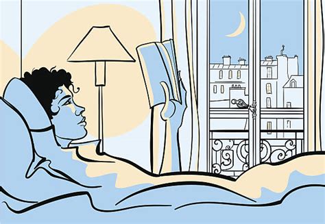 Royalty Free Reading In Bed Clip Art Vector Images And Illustrations