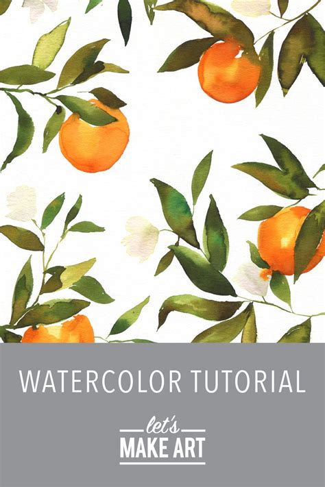 Orange Blossoms Watercolor Kit Artofit