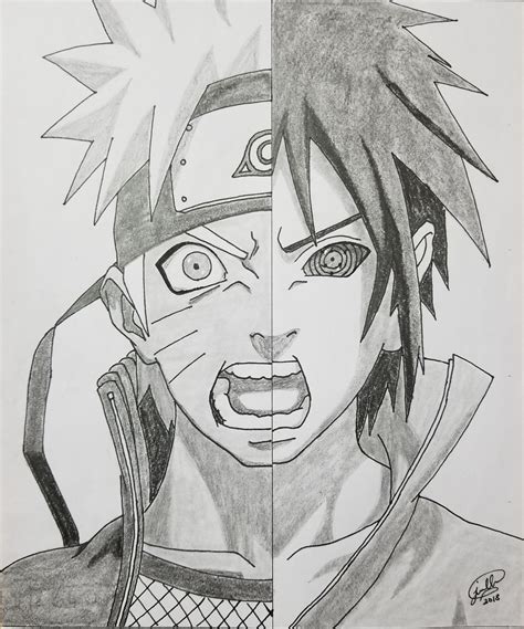 Naruto Sasuke Dibujos Personajes De Anime Personajes Naruto